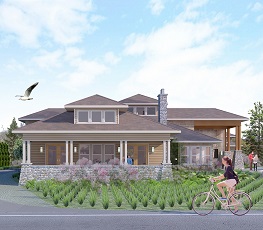 Architect's rendering of Birch Bay Library