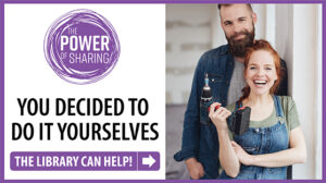 The power of sharing. You decided to do it yourselves. The library can help.