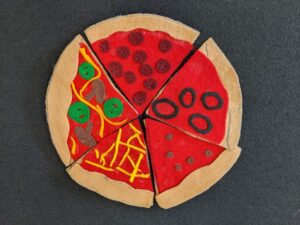 Five Little Pizza Pieces Felt Story