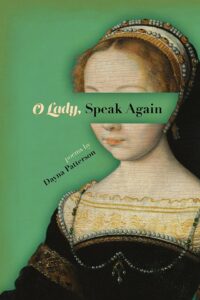 Book cover features a painting of a woman in Elizabethan dress.