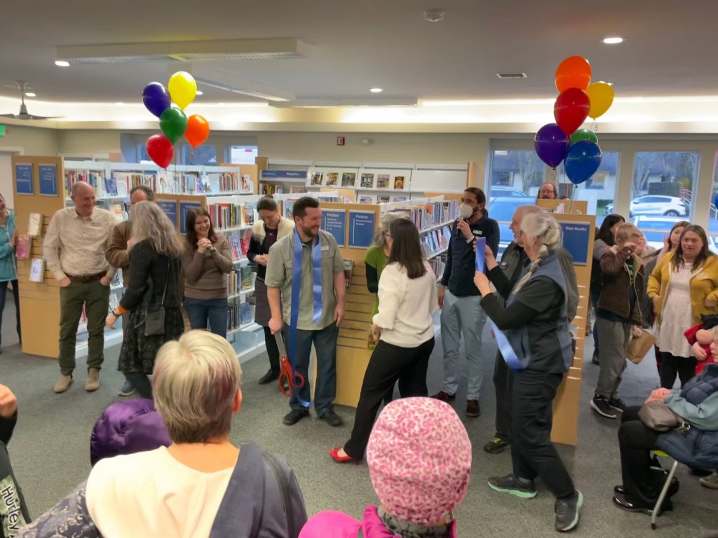 Sumas Library reopening ceremony