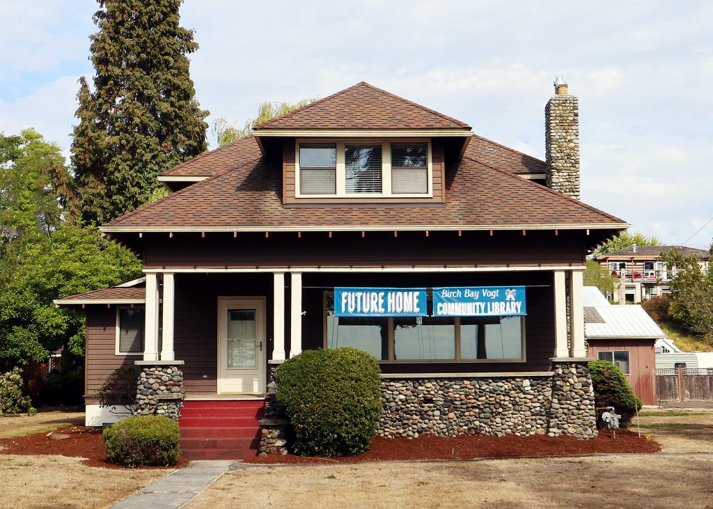 House at site of Birch Bay Library