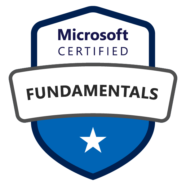 Microsoft Certified Fundamentals logo