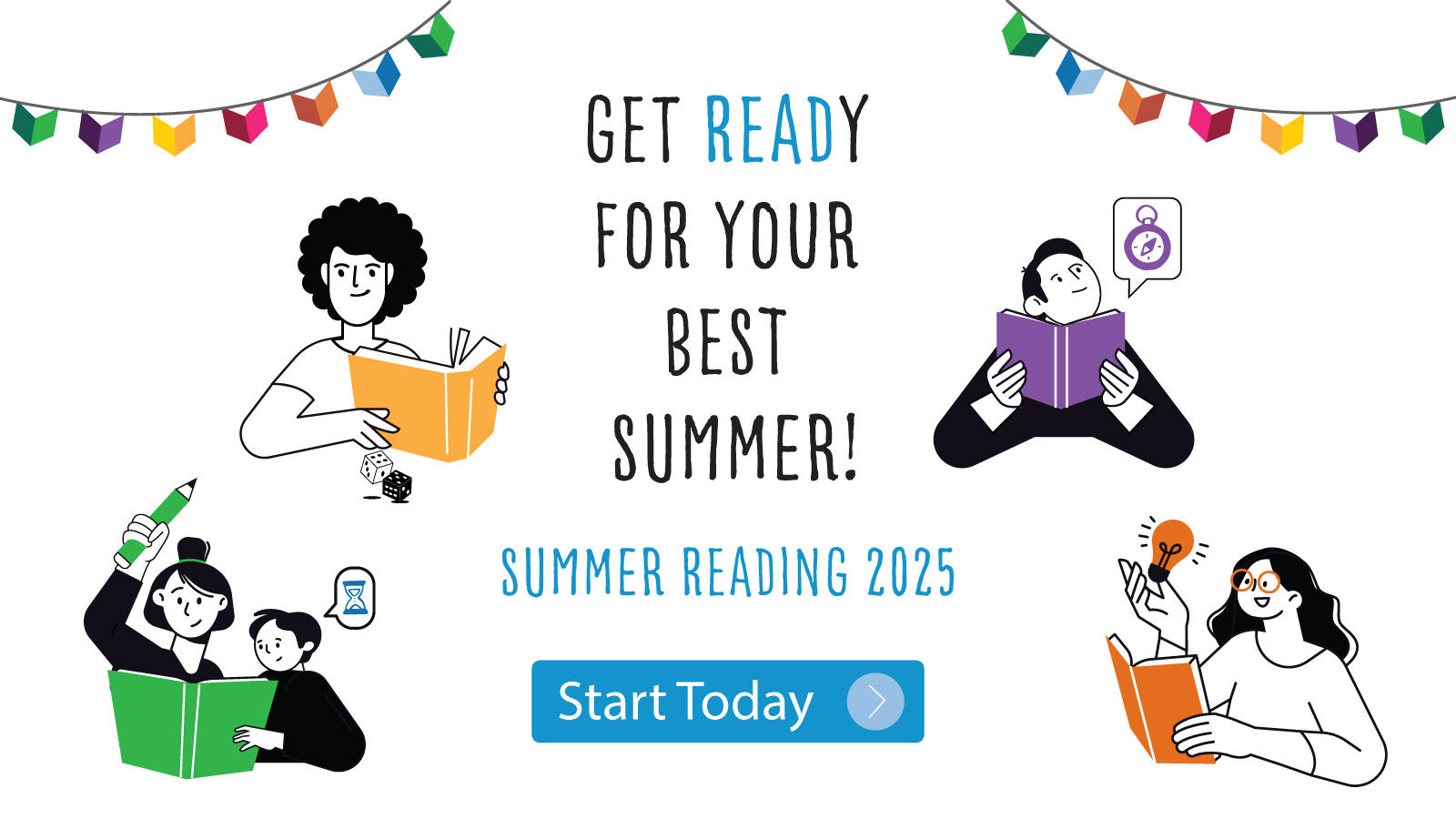 Get ready for your best summer. Summer Reading 2025. Start today.