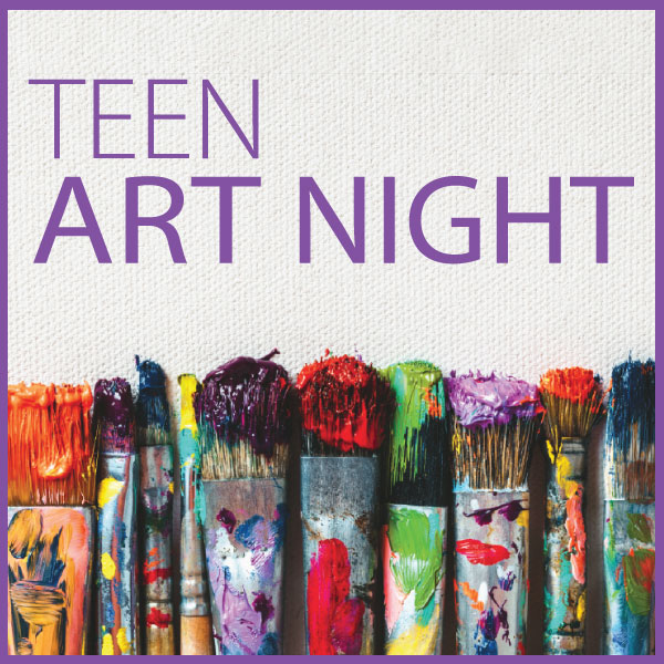 Teen art night image