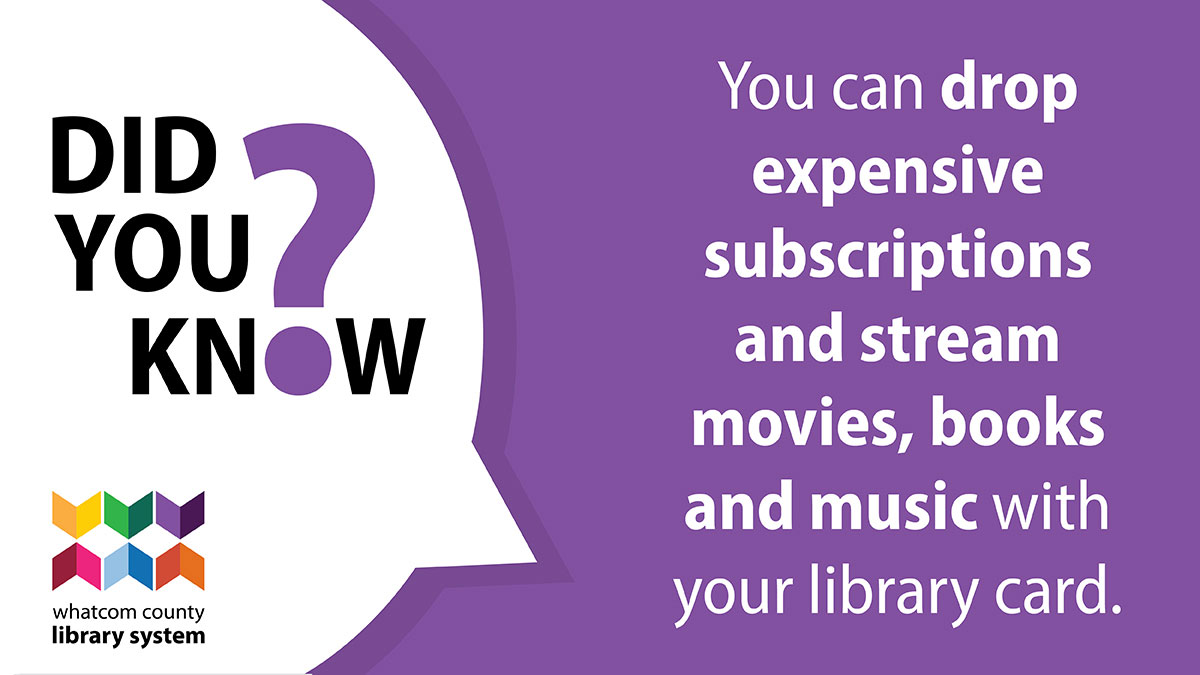 Did you know you can drop expensive subscriptions and stream movies, books and music with your library card?