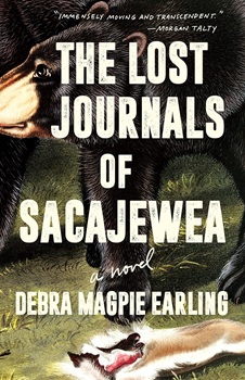 Cover image of "The Lost Journals of Sacajewea" by Debra Magpie Earling