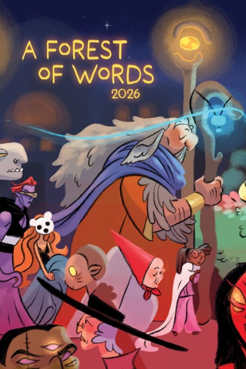 A Forest of Words 2026 book cover