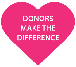 Donors make the difference.