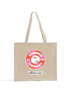 Tote bag with Summer Reading logo