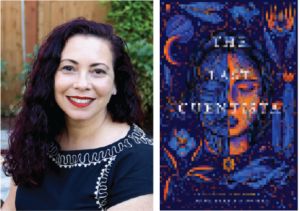 Author Donna Barba Higuera and her book The Last Cuentista