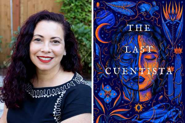 Donna Barba Higuera and her book, The Last Cuentista