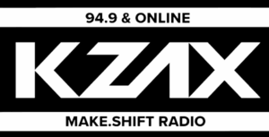 KZAX 94.9 and online. Makeshift radio